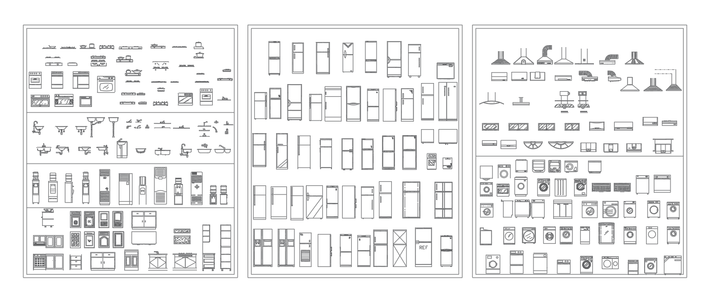 AutoCAD furniture block-6